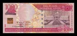 República Dominicana 1000 Pesos Dominicanos 2012 Pick 187b Low Serial 867 Sc Unc - Repubblica Dominicana