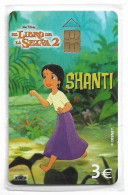 Spain - Telefónica - Disney El Libro De La Selva 2 - Shanti - P-537 - 07.2003, 3€, 4.000ex, NSB - Privé-uitgaven