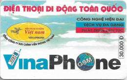 Vietnam - CP&T (Chip) - VinaPhone, Gem2 Black, 30.000₫, Used - Vietnam