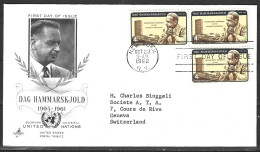 USA. N°736 De 1962 Sur Enveloppe 1er Jour. Secrétaire Général De L'ONU. - Dag Hammarskjöld