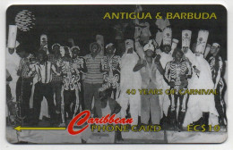Antigua & Barbuda - Skelli Hoppers And Long Ghost Troupe Of 1959 -  181CATA With Slashed Ø - Antigua U. Barbuda