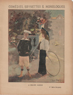 Ancien Protège-cahier - Dessins Signés Jack ABEILLE 98 - 1898 - 1° Série (Garçons). - Protège-cahiers