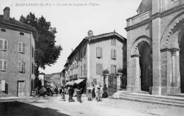 HASPARREN - Un Coin De La Place De L'Eglise - Animé - Hasparren