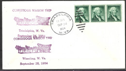 USA. Enveloppe Commémorative De 1954. Conestoga Wagon Trip/Triadelphia - Wheeling. - Diligences