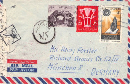 EGYPT - AIRMAIL 1962 CAIRO > MÜNCHEN/DE Mi #50-51, 113 / YZ437 - Lettres & Documents