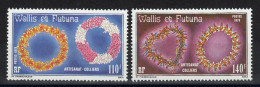 Wallis & Futuna - YV 241 & 242 N** Gomme Tropicale Mate , Colliers De Fleurs , Cote 10,40 Euros - Unused Stamps