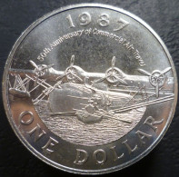Bermuda - 1 Dollar 1987 - 500° Aviazione Commerciale - KM# 52 - Bermudas