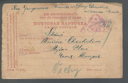 58408)  Russia Prisoner Of War Postcard  Postmark Cancel 1917 - Storia Postale