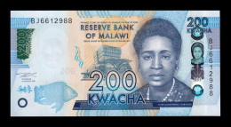 Malawi 200 Kwacha 2021 Pick 60g Sc Unc - Malawi