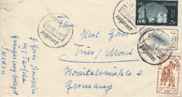 EGYPT - PAQUEBOT 1960 PORT-SAID > TRIER/DE Mi #590 / YZ438 - Cartas & Documentos