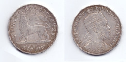 Ethiopia 1 Birr 1897 (EE1889) - Etiopía