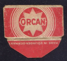 "ORCAN" Razor Blade Old Vintage WRAPPER (see Sales Conditions) - Lames De Rasoir