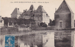 72. SAINT MARS D'OUTILLE. CPA. CHATEAU DE SEGRAIS. ANNEE 1920+ TEXTE - Brulon