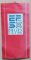 Shooting Weapons European Championship (EPSO) Croatia Osijek 1985 Archery  PENNANT,  ZS 1 KUT - Archery