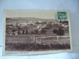 BELMONT  42 LOIRE VUE GENERALE  CPA 1938 PHOTO COMBIER MACON - Belmont De La Loire