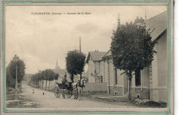 CPA - (86) PLEUMARTIN - Aspect De La L'avenue De La Gare En 1909 - Pleumartin