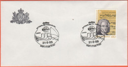 SAN MARINO - 1985 - 450 Europa Cept + Annullo Europa '85 37° Fiera Del Francobollo Riccione - Ufficio Filatelico Di Stat - Cartas & Documentos