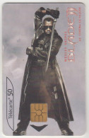 FRANCE - Blade II - Vertical (Wesley Snipes), Chip:GEM2 (Black/Grey), 50U , 05/02, Used - 1997
