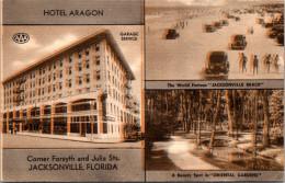 Florida Jacksonville Hotel Aragon 1942 - Jacksonville