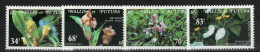 Wallis & Futuna - YV 286 à 289 N** Gomme Tropicale Mate , Fleurs , Cote 9,50 Euros - Unused Stamps