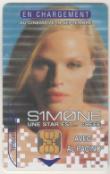 FRANCE - Simone 1 Visage Pixellise (Al Pacino), Chip:OB2, 50U , 08/02, Used - 1997