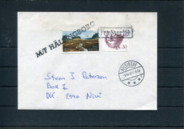 1981 Sweden "Fra Sverige" PAQUEBOT Helsinggor M/F HALSINGBORG Ship Cover - Brieven En Documenten