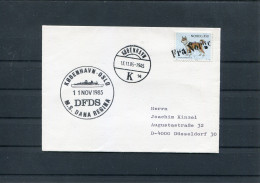 1985 Norway "Fra Norge" Paquebot DFDS Copenhagen - Oslo M.S. DANA REGINA Ship Cover - Briefe U. Dokumente