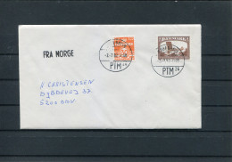 1982 Denmark Copenhagen Norway "Fra Norge" Paquebot Ship Cover - Cartas & Documentos