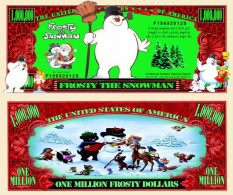 USA - FANTASY NOTE -  FROSTY  THE  SNOWMAN  - UNC / CARTOON  SERIE - Otros & Sin Clasificación