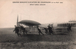 Reims - Grande Semaine D'aviation De La Champagne - Aviateur Alfred LEBLANC Embourbé - Avion - Reims