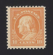 US #510 1917-19 Orange Yellow Unwmk Perf 11 MNH F-VF Scv $36 - Unused Stamps