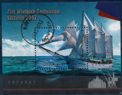 Poland  - 2017 Tall Ships Races - Szczecin, Poland  - Ships - Transport -  Mini-sheet  - Used - Used Stamps