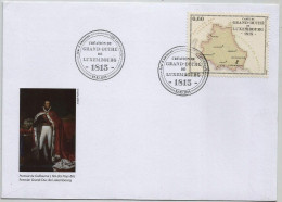 Luxembourg - 2015 The 200th Anniversary Of The Grand-Duchy Of Luxembourg -  Maps -  Complete Issue   - FDC - Storia Postale