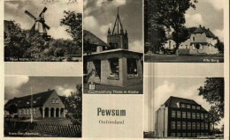 PEWSUM Ostfriesland Schönes Philatelistisches Dokument Mit Poststempel : 23 Hamswehrum über Emden - Krummhoern