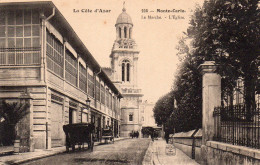 Monte Carlo - Le Marché - L' église - Monte-Carlo