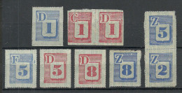 USA - Small Lot Ration Stamps (*) - Ohne Zuordnung