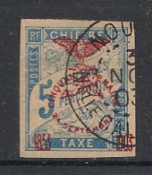 NOUVELLE CALEDONIE - 1903 - Taxe TT N°Yv. 8 - Type Duval 5c Bleu - Oblitéré / Used - Strafport