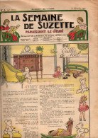 La Semaine De Suzette N°4 Une Veillée De Noel - Le Latin De Noel - Concours Du Tour De France De Suzette... - La Semaine De Suzette