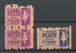 USA MacDonald, "Plaid", 2 Stamps MNH - Non Classés