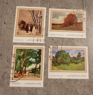 ROMANIA PAINTING SET USED - Used Stamps