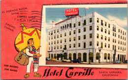 California Santa Barbara Hotel Carrillo 1953 - Santa Barbara