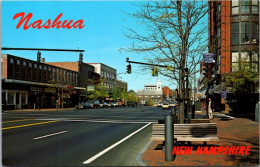 New Hampshire Main Street Looking North - Nashua