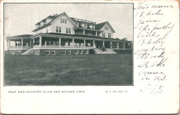 Iowa Des Moines Golf And Country Club 1907 - Des Moines