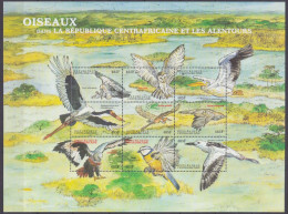 2000 Central African Republic 2450-2458KL Birds 18,00 € - Spechten En Klimvogels