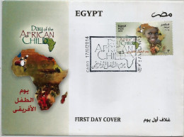 Egypt - 2014 Day Of The African Child  - Complete Issue  -  FDC - Covers & Documents