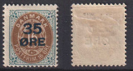 Dänemark Denmark Mi# 60I * Overprint 1912 - Ungebraucht