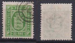 Dänemark Denmark Official Mi# 7 A Used 32 öre - Dienstzegels