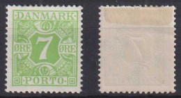Dänemark Denmark Porto Mi# 12 * Mint 7 öre 1921 - Strafport