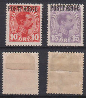 Dänemark Denmark Postfähre Mi# 1-2 * - Parcel Post