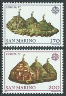 San Marino 1977 Europa CEPT (**), Mint, Mi 1131-32 - M€ 1,80; Y&T 933-34 - € 2,- - 1977